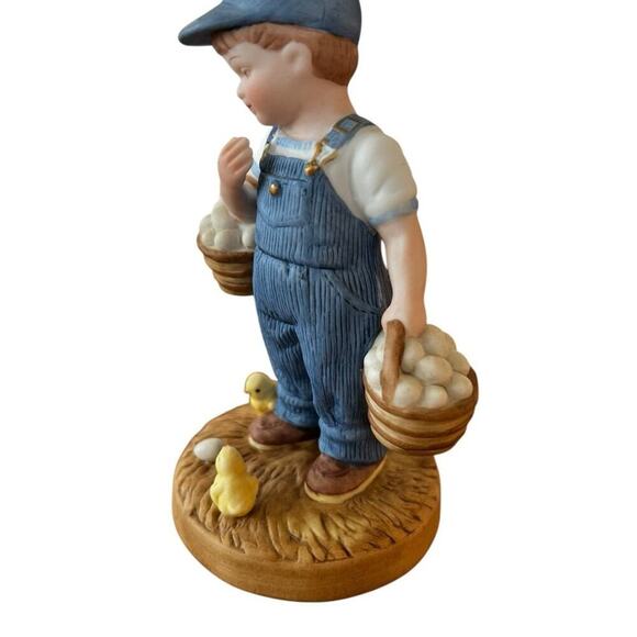 COUNTRY STORE, LIMITED EDITION “ Little Farmers” porcelain figurine - Picture 5 of 9
